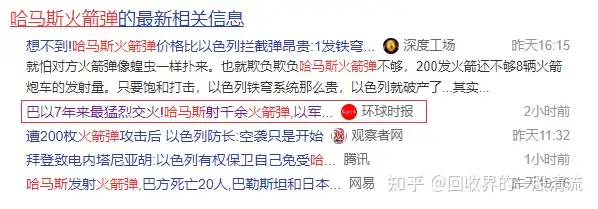 巴武装称向以色列发射数千枚火箭弹（以色列巴勒斯坦导弹） 第1张