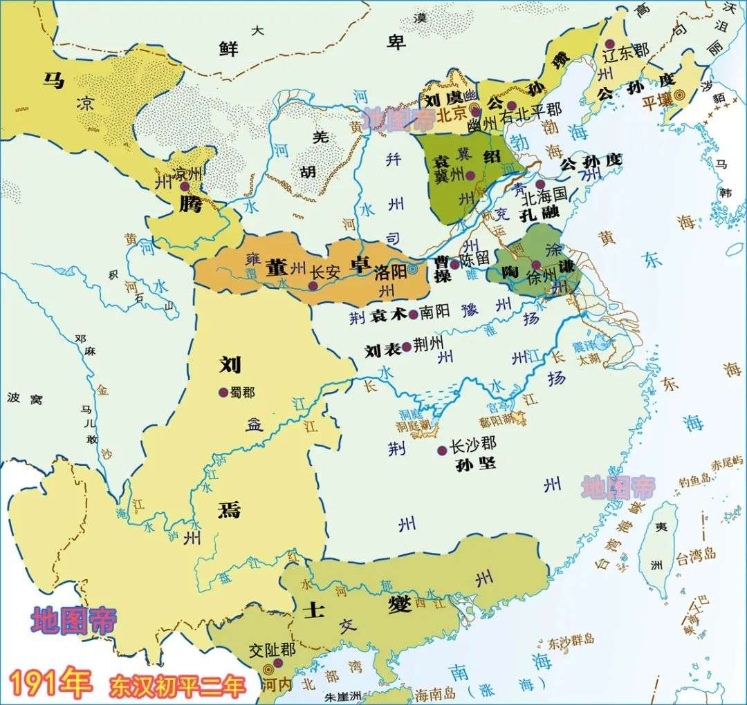 地图上的三国 15幅地图 知乎