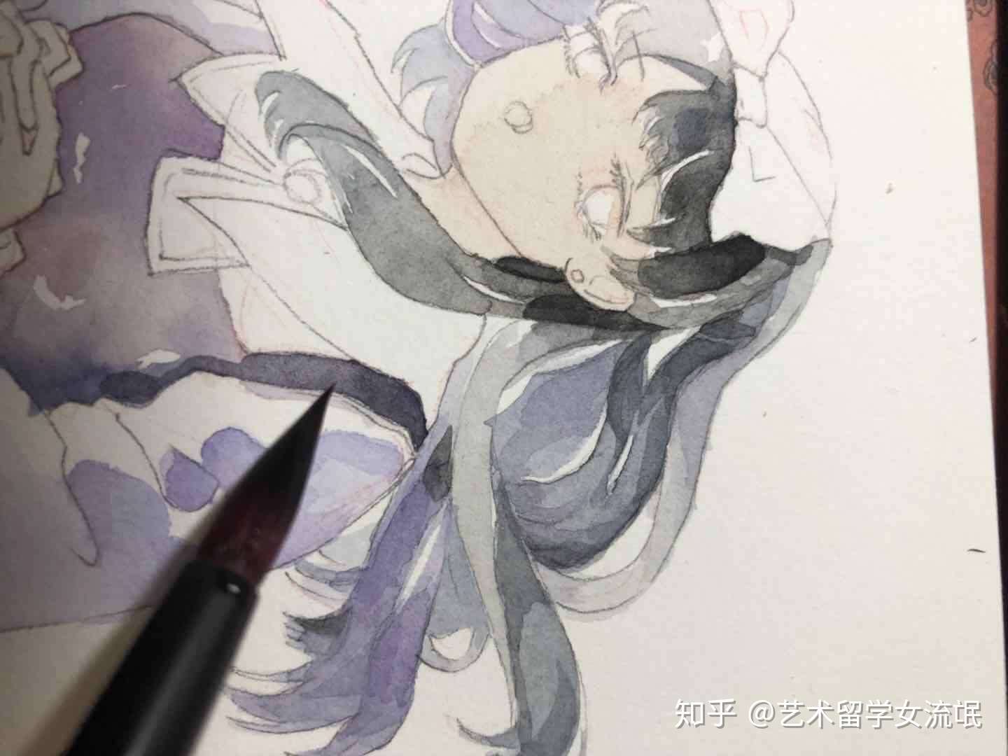 怎么画一个水彩漫画人物 知乎