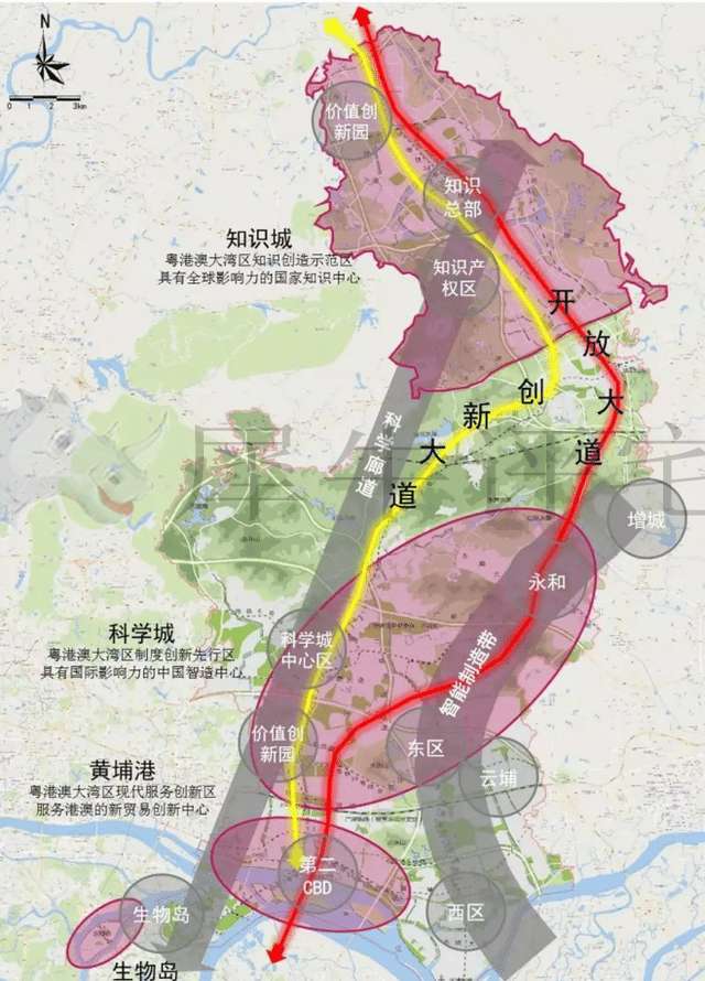 黄埔区科学城规划图图片