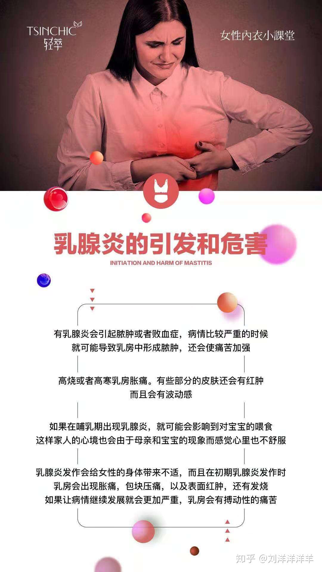 轻萃乳胶内衣女性内衣小课堂 乳腺炎的引发和危害 到底有多重要 你的内衣选对了吗 知乎
