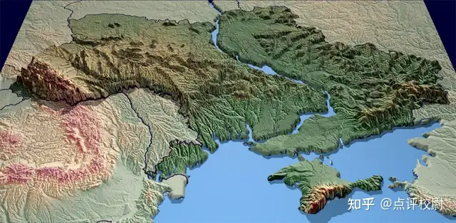 关于乌克兰（含三维地形图）（乌克兰地形的主要特征）