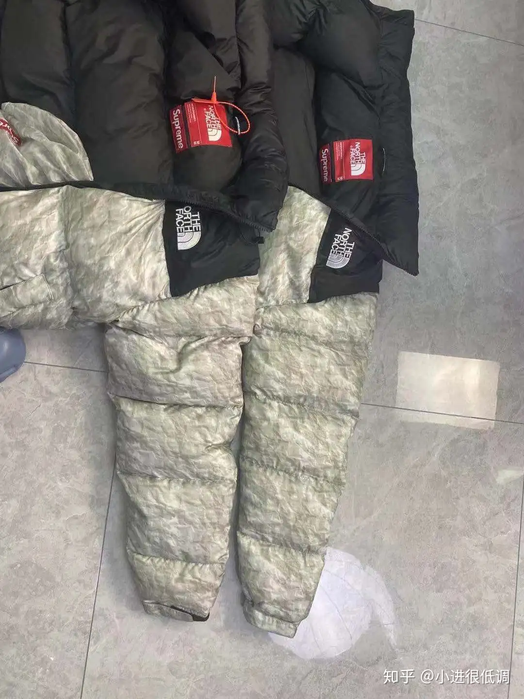 The North Face x Supreme 19FW联名折纸/皱纸/锡纸羽绒服全方位展示