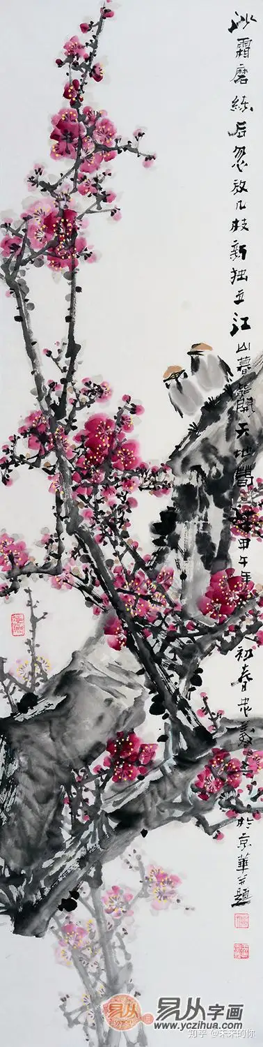 进门玄关墙挂这些花鸟画，真真赏心悦目- 知乎