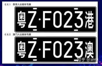 粵z港兩地牌照中港牌fv和fu和粵z車牌區別?