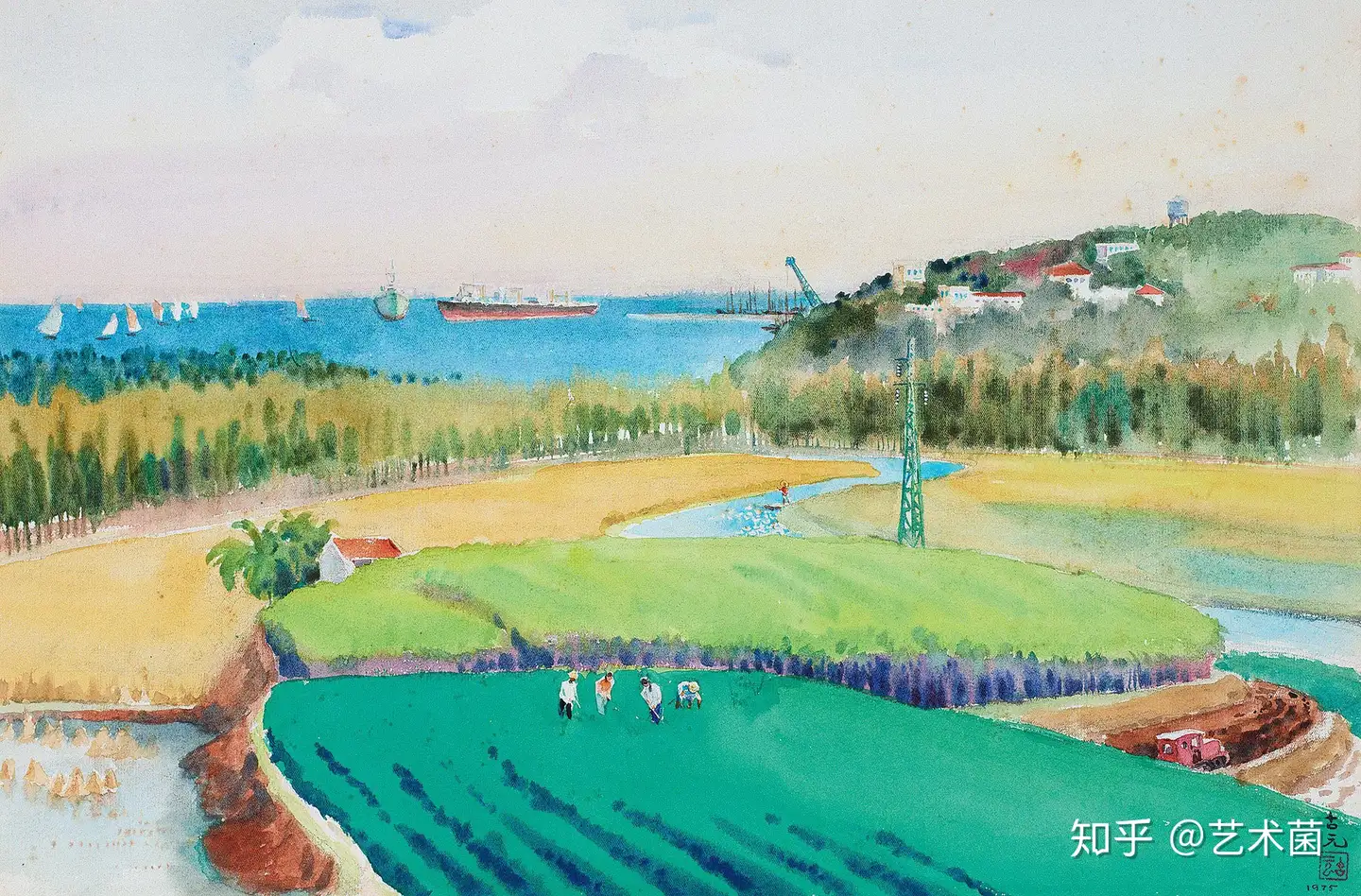 水彩画 印象 No.7 F8号