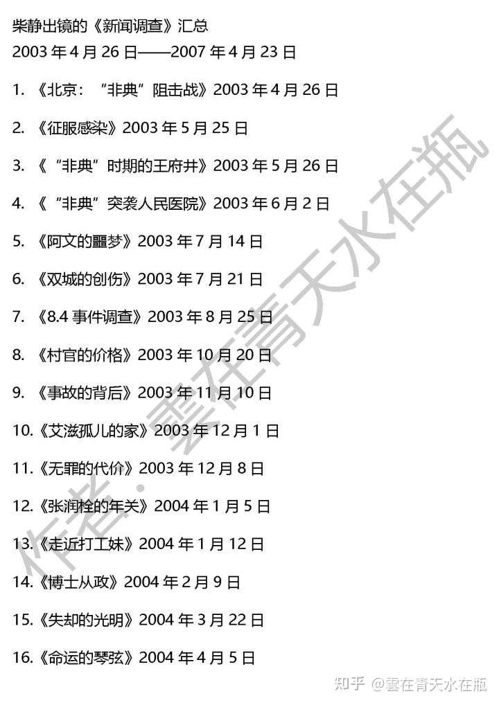 21年 该如何评价媒体人柴静 知乎