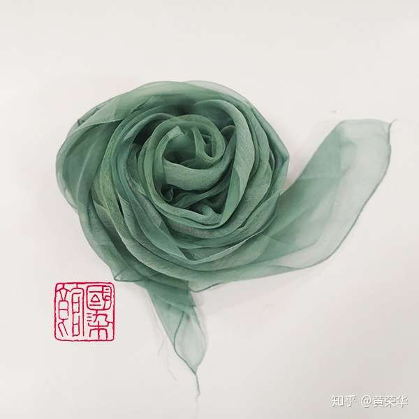 红楼梦 色彩系列文创衍生品 碧色丝毛条纹围巾 知乎