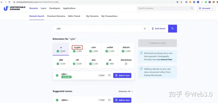 Web3.0域名unstoppabledomains（详细教程）