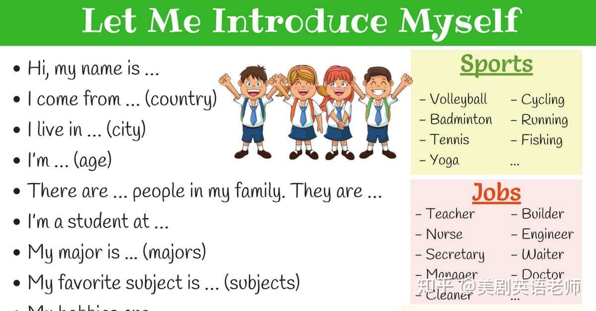 How To Introduce Yourself In English 英文自我介绍技巧攻略 知乎