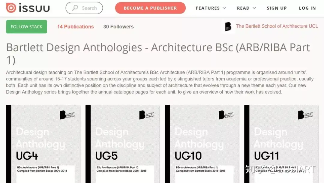 Bartlett Design Anthology  UG10 by The Bartlett School of