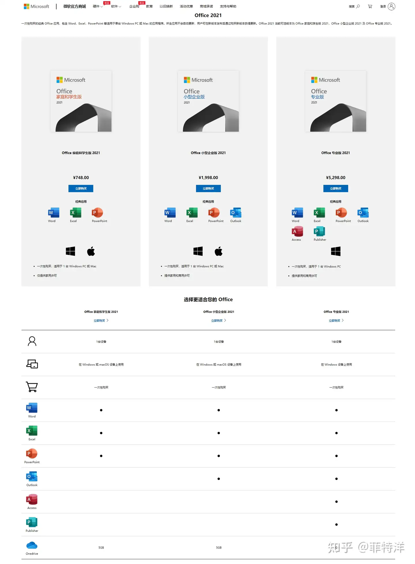 超详细Office 2021套件版本区别- 知乎