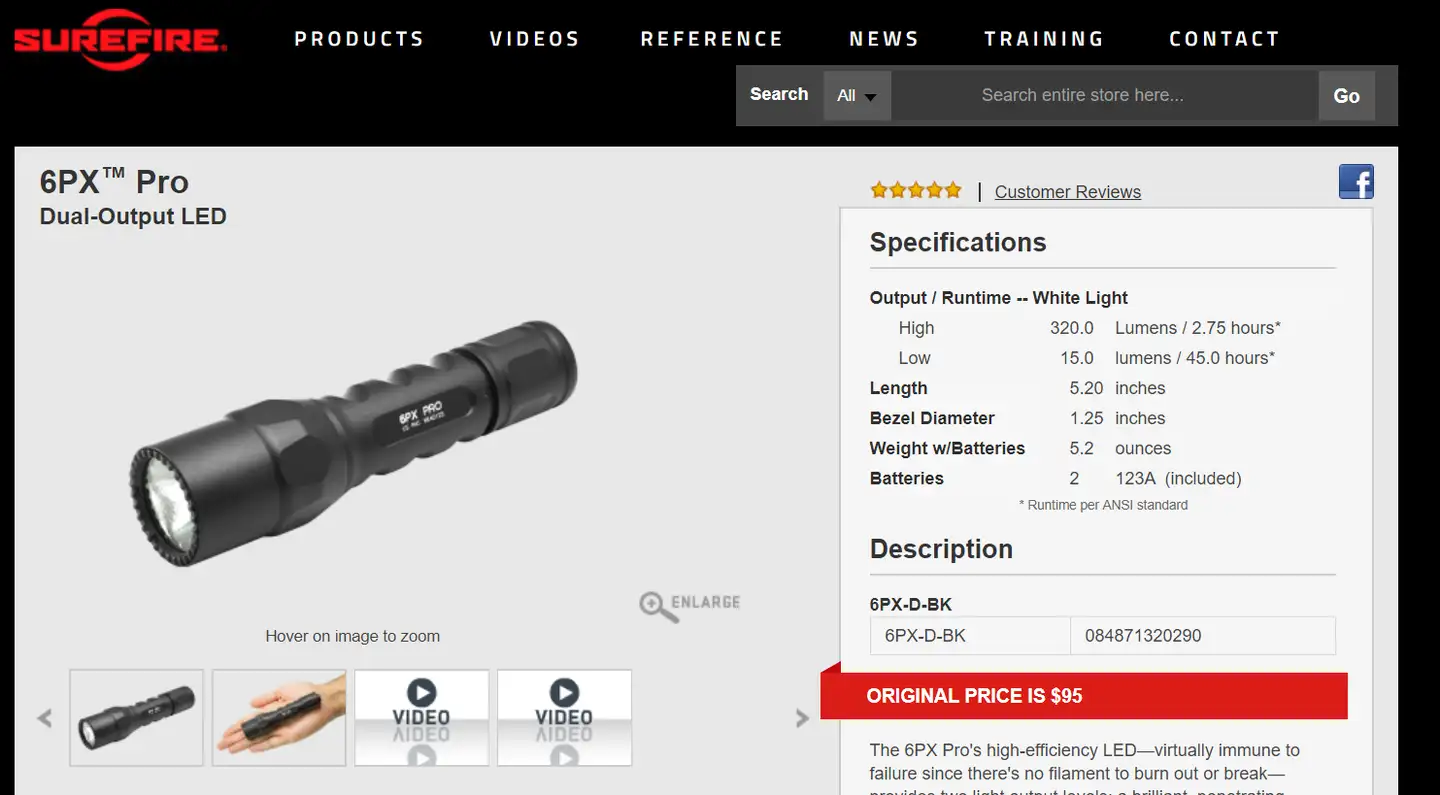 小米随身手电筒VS SureFire6PX Pro - 知乎