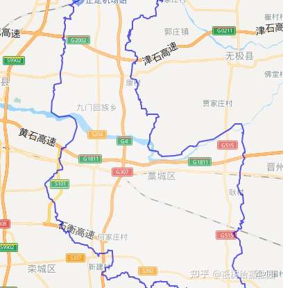 藁城区各村地图图片