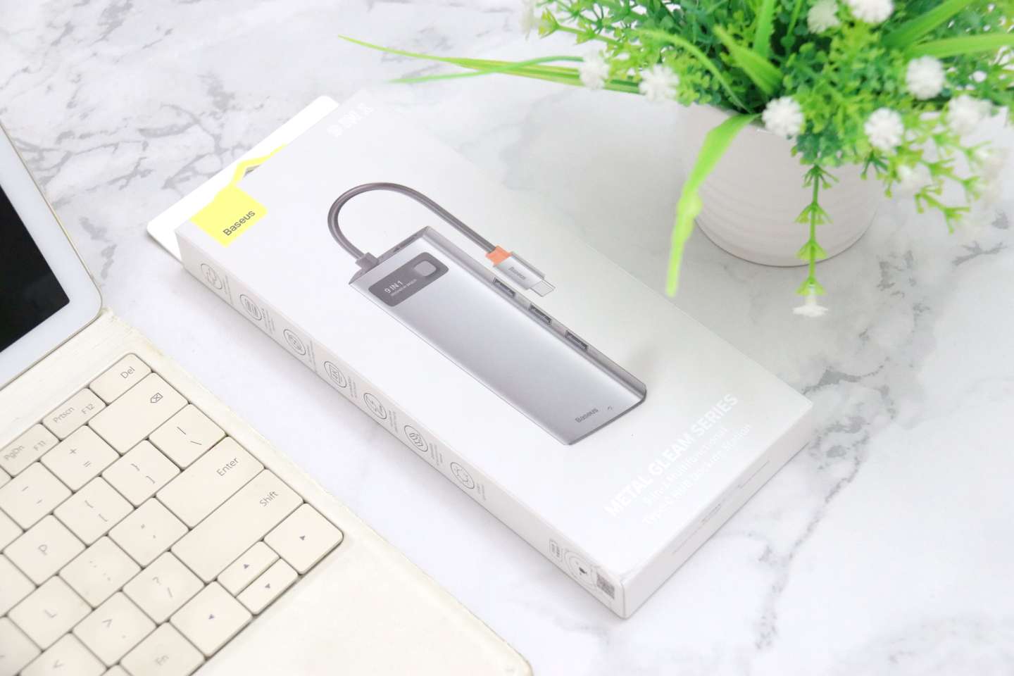 倍思九合一多功能Type-C HUB扩展坞，让电脑接口不再短缺