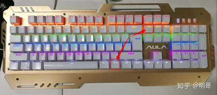 键盘灯开关是哪个键（机械键盘怎么调跑马灯）插图