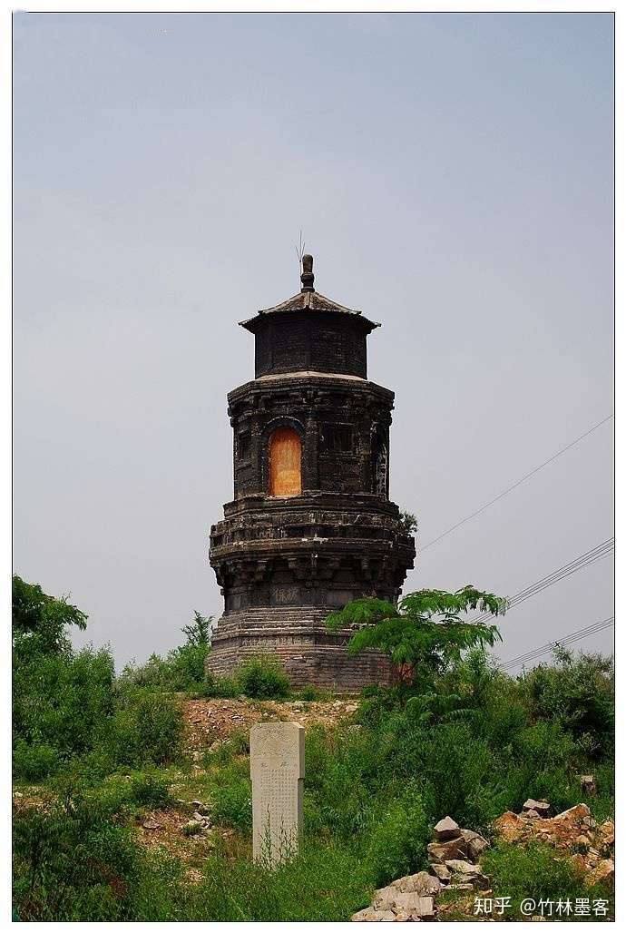 竹林墨客:河北老照片之唐山范家坞半截塔