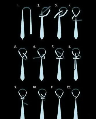 单结也可以称之为马车夫结,是相对来说比较简单的领带系法,比较适合厚