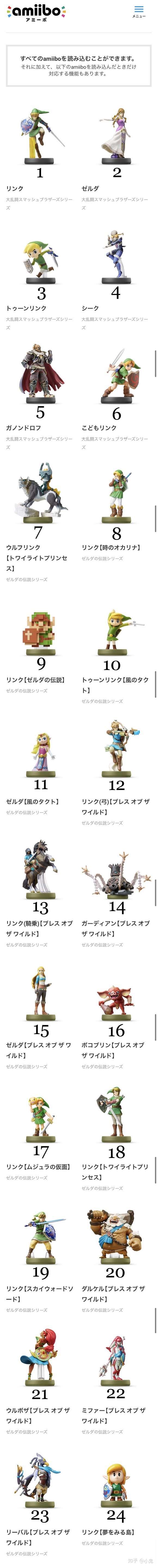 塞爾達傳說曠野之息的amiibo選擇哪個比較好