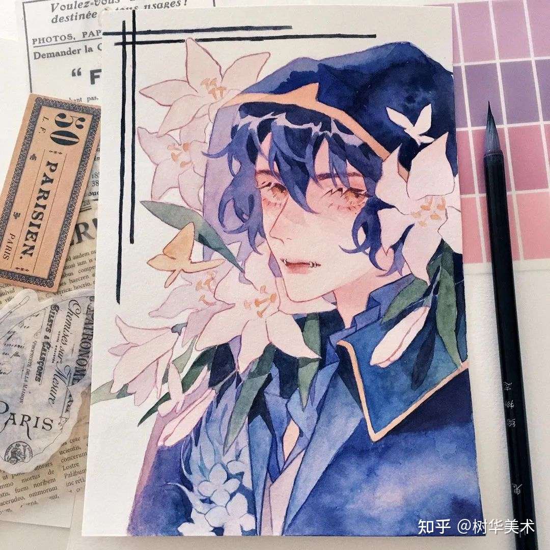 用水彩来画古风人物漫画 让人一眼就爱上 知乎