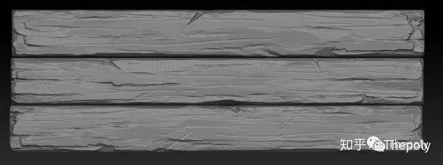 thepoly 游戏模型设计师 我们的老友starluoyu今天又带来的木纹雕刻