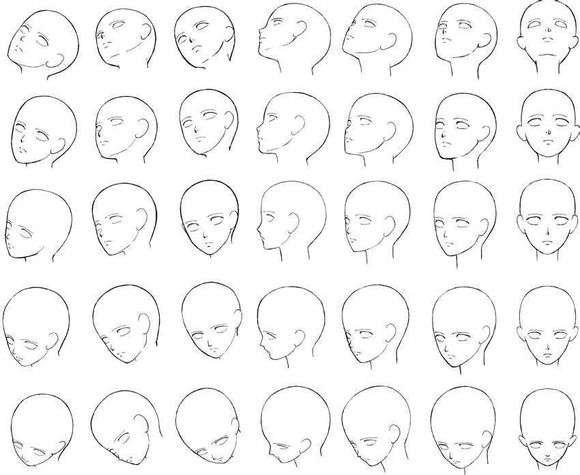 不会画人物形体一组人体素材送给你