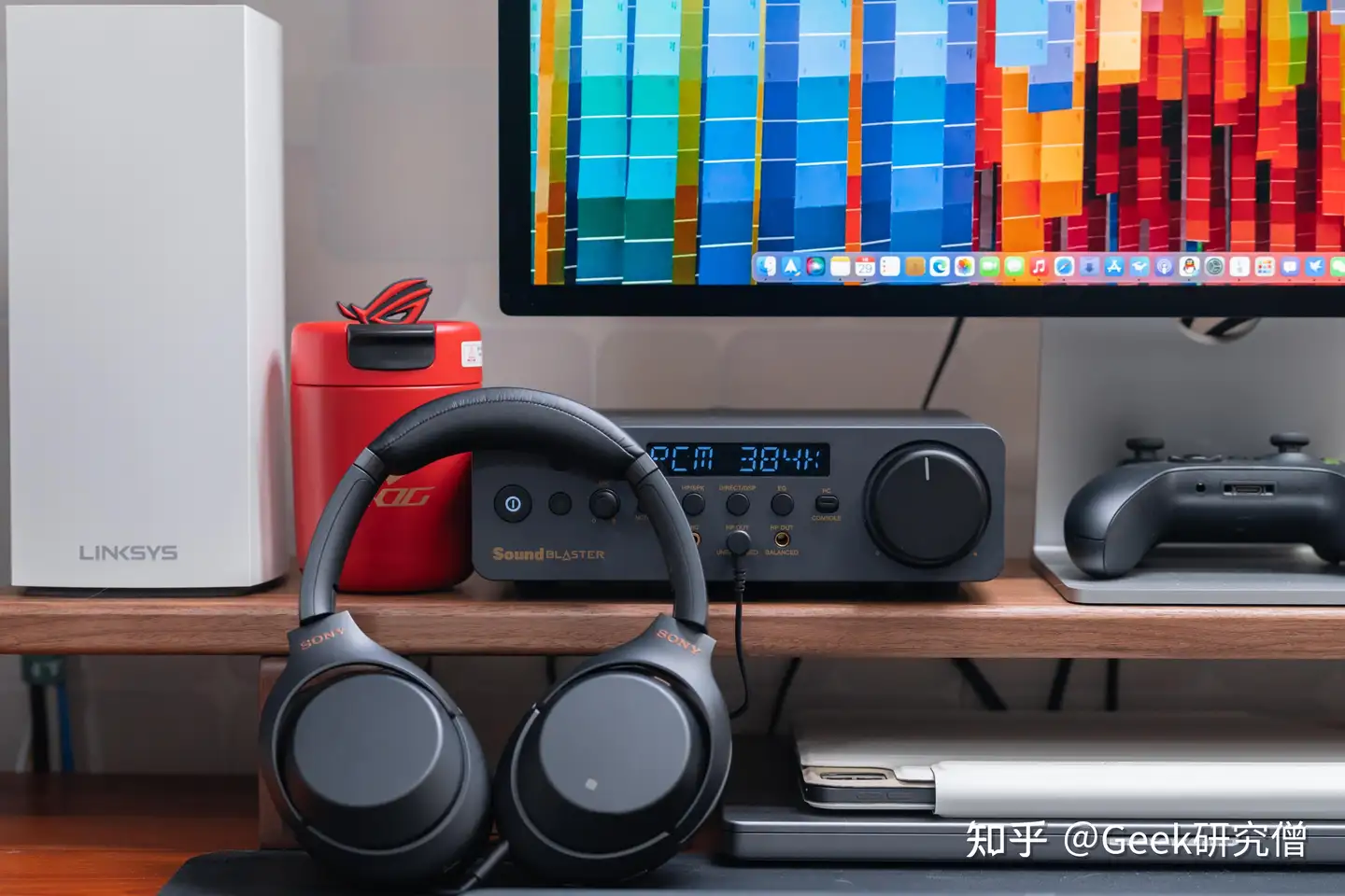 Apple Studio Display 桌面搭建指南：显示器/ 创新X5 外置声卡/ 贝尔金