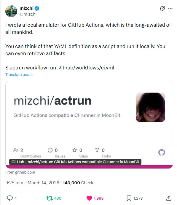 用 MoonBit 开发的 首个 Killer APP 火爆海外