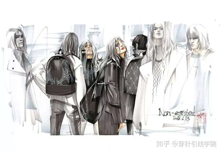 人体与衣褶如何处理?服装手绘这么学……