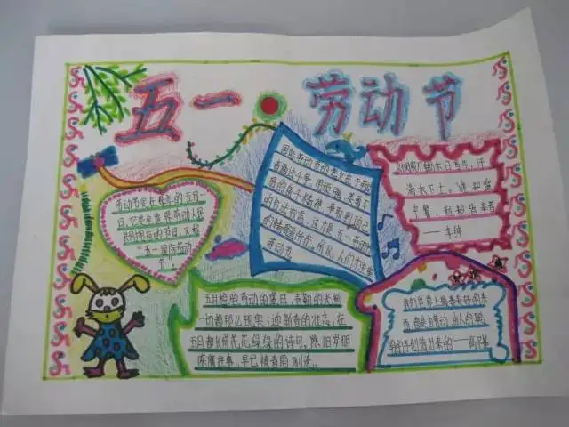 手抄报 | 五一劳动节手抄报作业来啦！这些模板提前收藏，作业不慌！