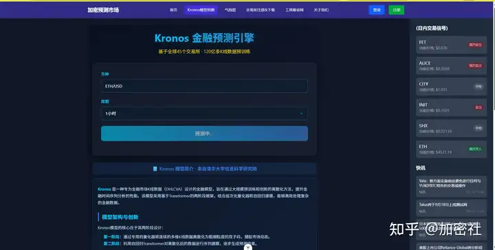 加密货币预测系统【意见征集】