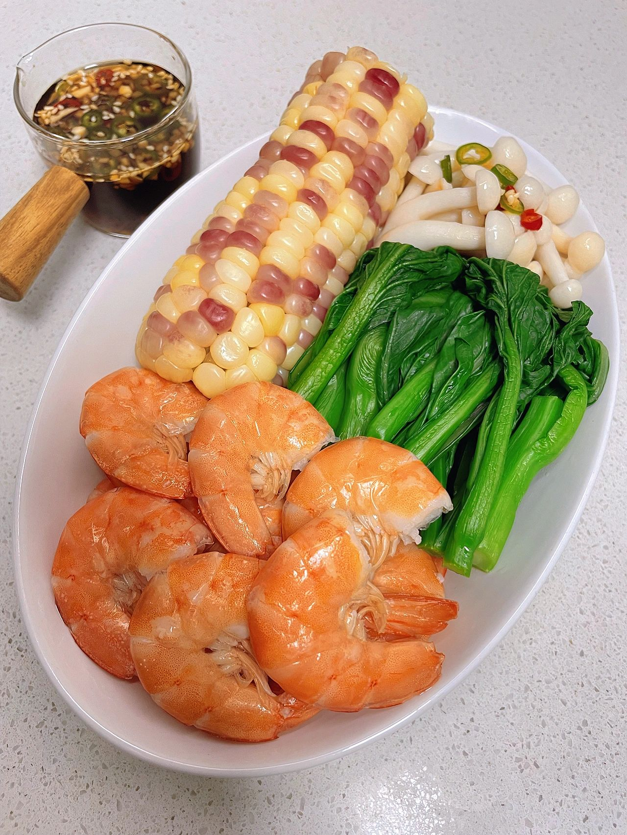 食光记 的想法: 今日晚餐菜谱超掉秤减脂减肥餐虾仁时蔬碗… - 知乎