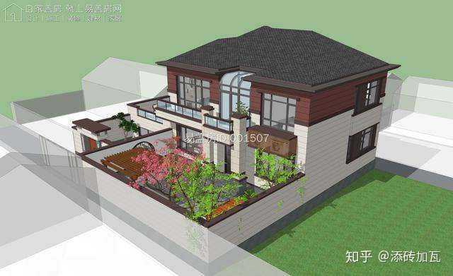 茶室 阳光房 车库 北京易盖房顺义靠邻家的新中式别墅 知乎