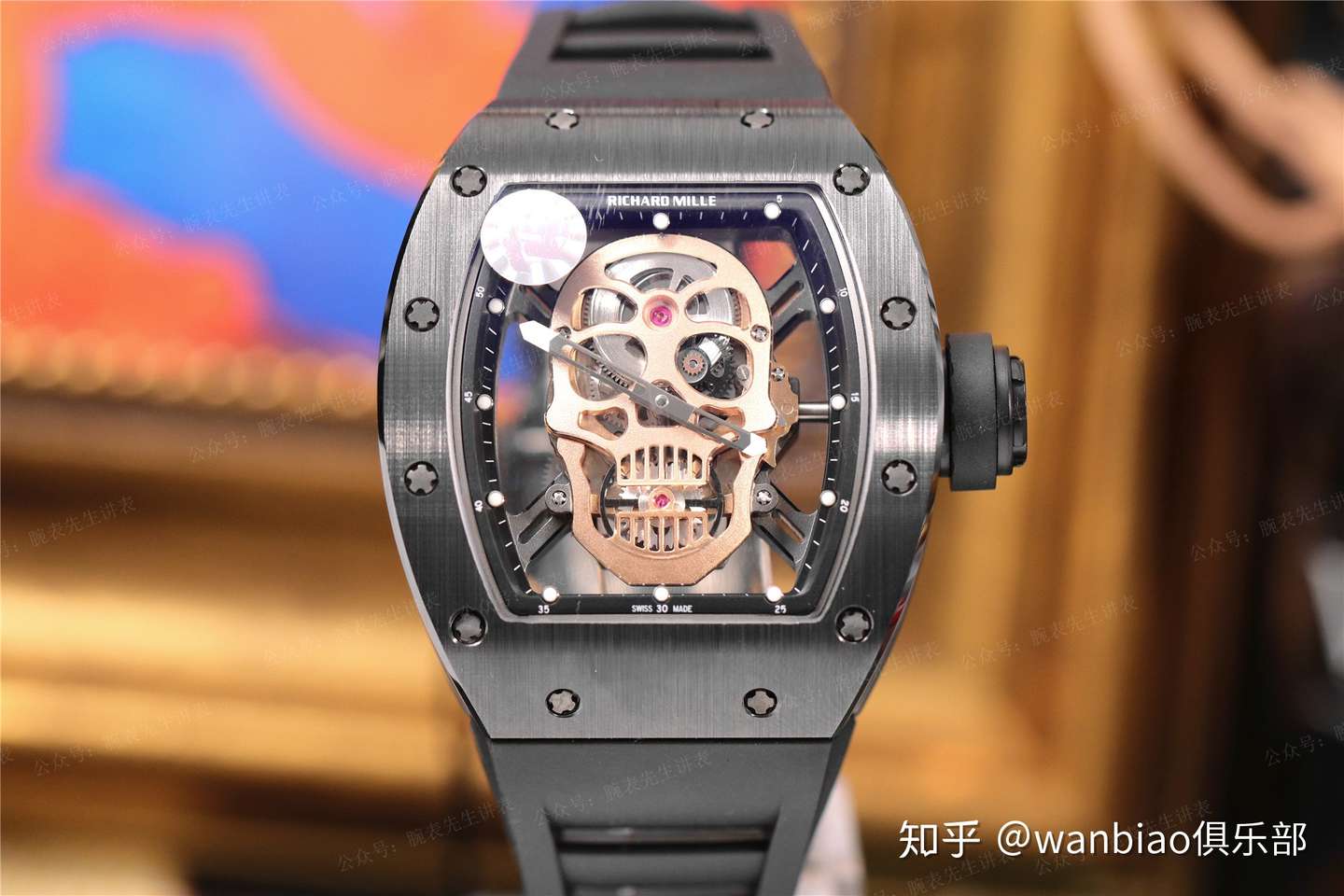 霸气骷髅盘 Zf理查德陀飞轮rm052腕表 知乎