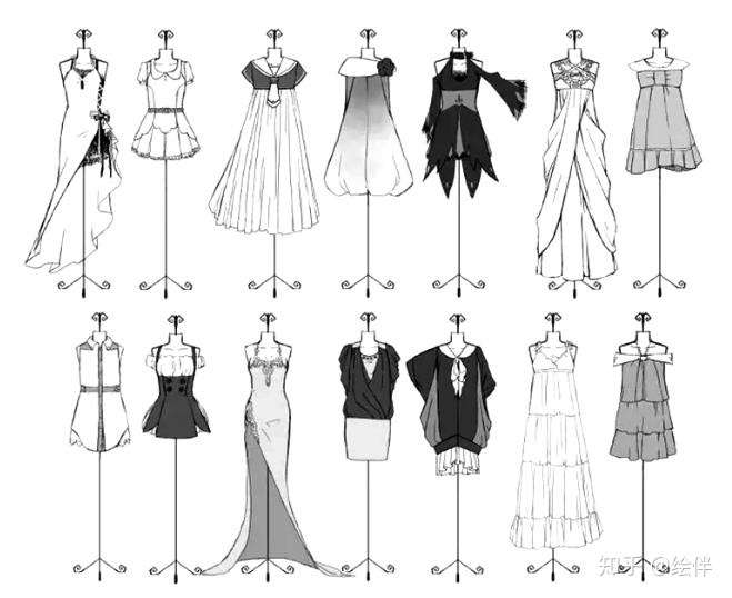 可爱的二次元小裙子怎么画 裙子画法教给你 知乎