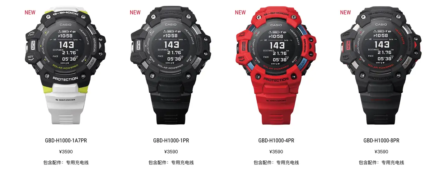 「化身运动潮人」G-SHOCK 本季全新G-SQUAD GBD-H1000 运动