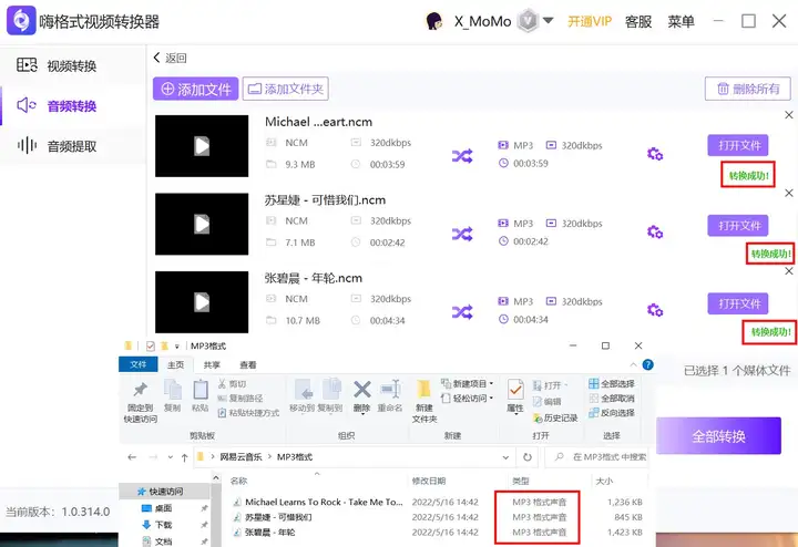 图片[5]-如何把网易云NCM文件转为MP3格式? ncm转mp3,无损音频格式转换,一键批量互转-微众资源