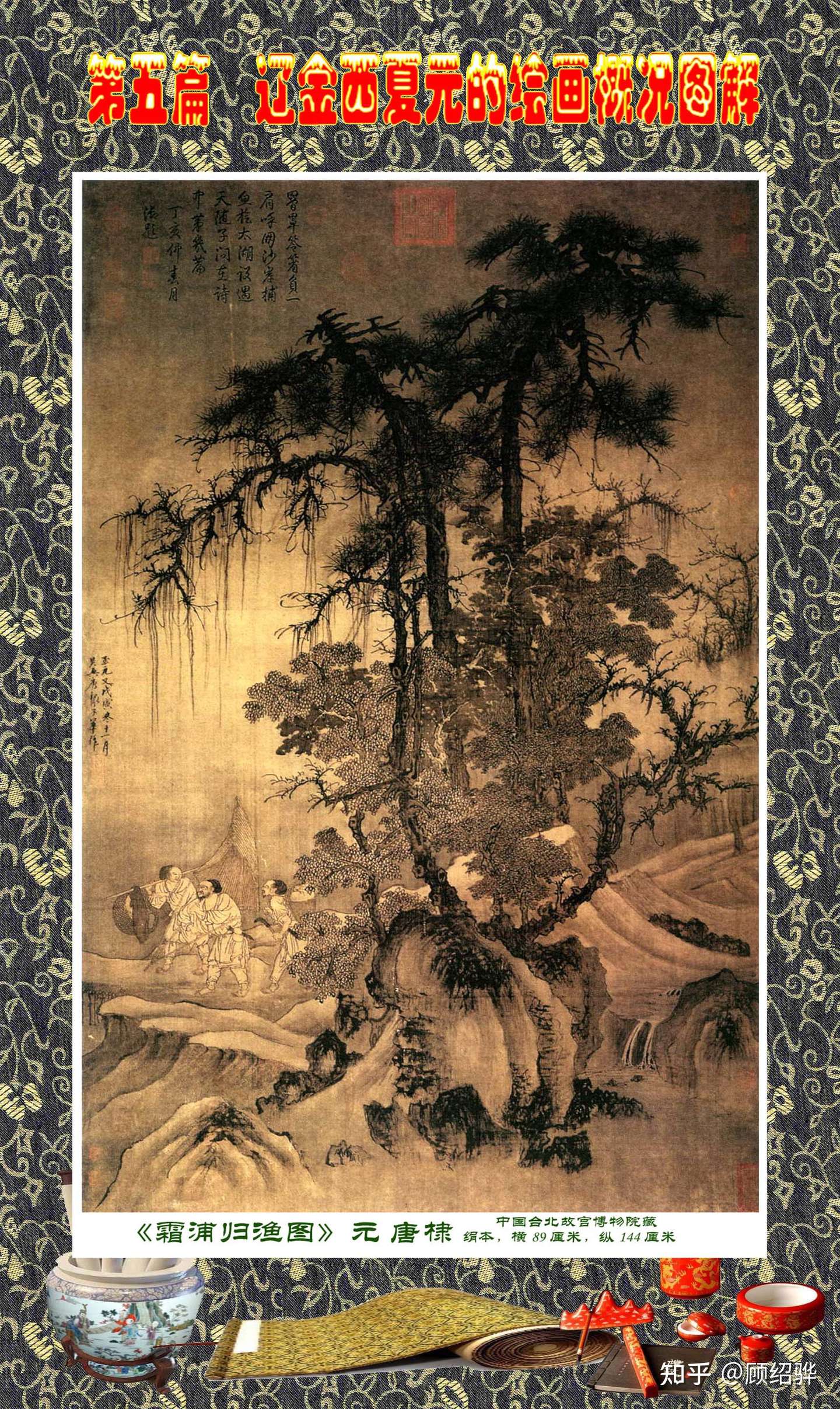 顾绍骅编辑中国画知识普及版第五篇辽金西夏元的绘画概况上四 知乎