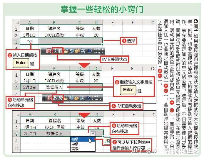 Excel干净利落地输入 知乎