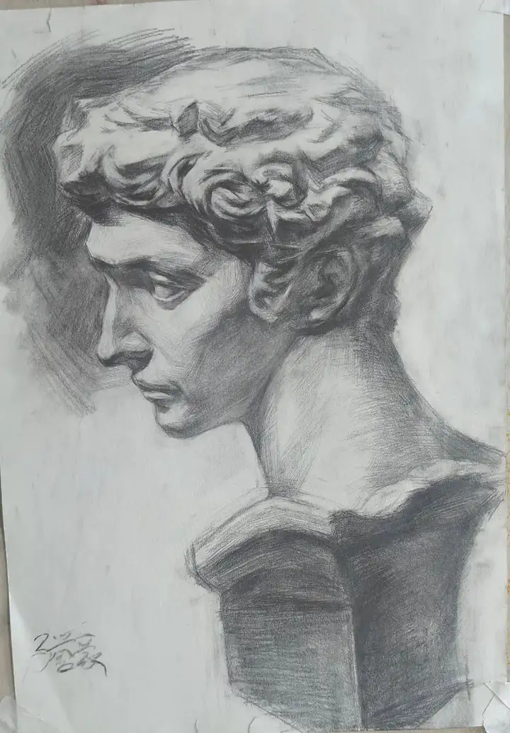 绘影逐光 青春创想|塘栖校区素描比赛优秀作品展(图20)