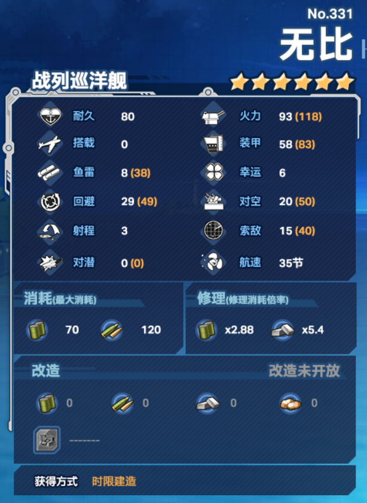 如何看待战舰少女r即将实装无比号战巡?