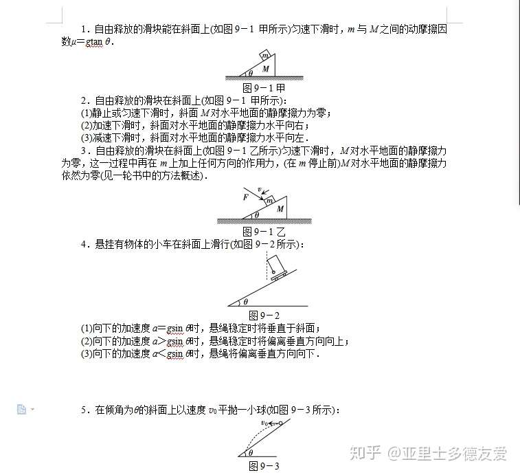 2019年高三物理总复习 高中物理常见的物理模型 知乎