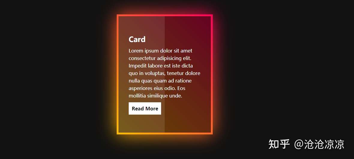 用css实现渐变边框 实现过程很简单最终效果却很赞 知乎