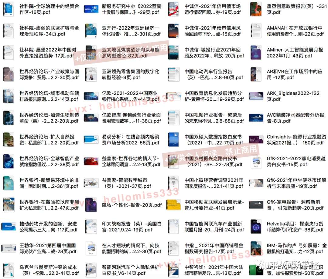 研报下载 2月3周 22年最新市场研报合集 460份 知乎