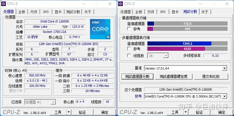 i9 12900K + i5 12600K深度解析！开创X86构架新时代- 知乎