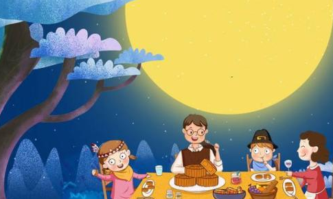 中秋赏月吃月饼的说说 中秋赏月云遮月的景象 气泡说说