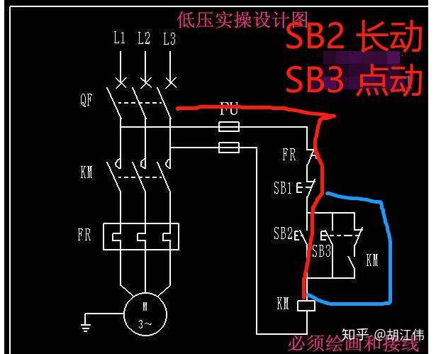 感謝您的提問 根據電路圖來判斷,這是一個電動機起保停 控制迴路,sb