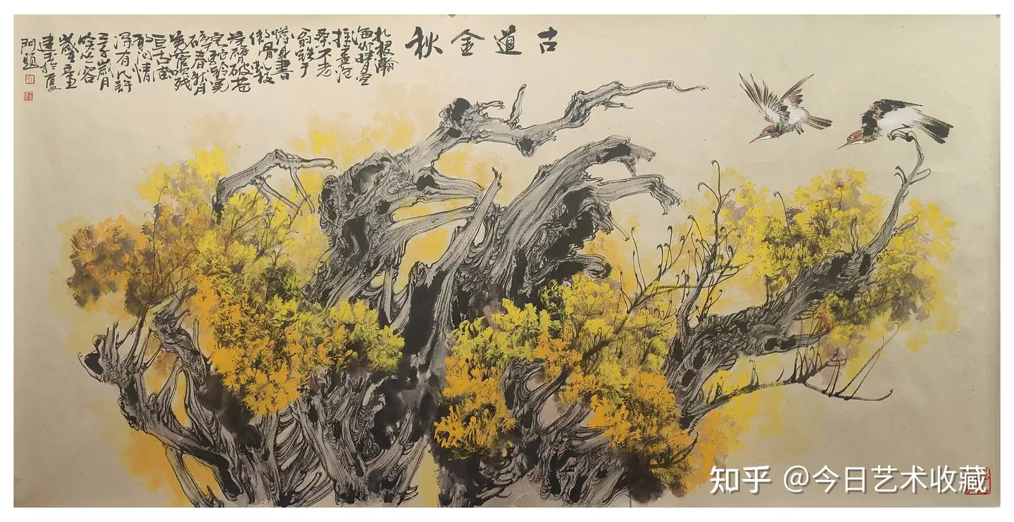 中国の画家張伯玉の作品-