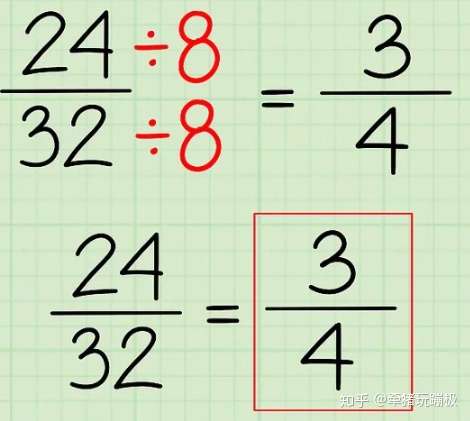 小学数学约分的方法 数学约分怎么约 约分最快的方法 五六年级适用 知乎