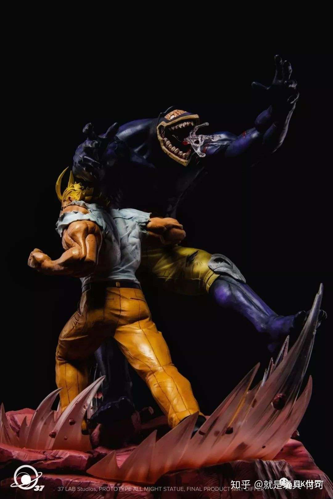 Plus Ultra 欧尔麦特vs脑无超越100 的终极一拳 知乎